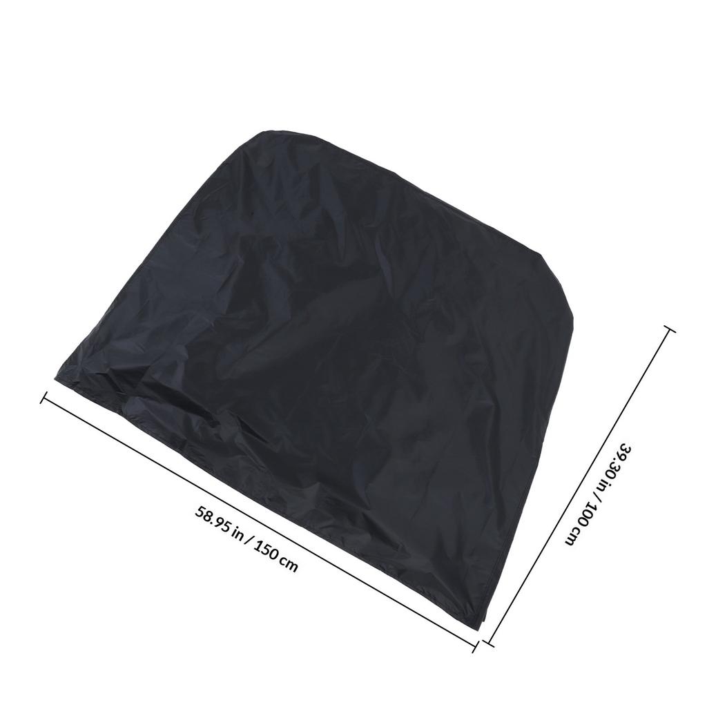 Bbq Grill Cover Heavy Duty Oxford Cloth Waterproof Outdoor Patio Barbecue Smoker Protective Cover 150x100x125cm