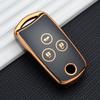 New Car Flip Tpu Key Case Cover For Acura Tl Tsx Zdx Rsx Crz For Honda Civic Fit Accord Crv Hrv Jazz Odyssey Key Chian Rings Set