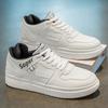 Frühlings Herrenschuhe neue atmungsaktive kleine weiße Schuhe Herren koreanische Version trendige vielseitige Plateau-Sportschuhe lässige Board-Schuhe trendige Schuhe