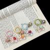 Funny Cartoon Pony Keychain Pendant Animals Key Ring Year Of The Horse Backpack Decoration Accessories Gifts Cute Fashion