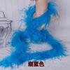 DIY 1-lagiges Natürliches Straußenfedern Boa 2 Meter Flauschiges Straußenfeder Schal für Hochzeit Party Kleid Nähen Dekoration Schal