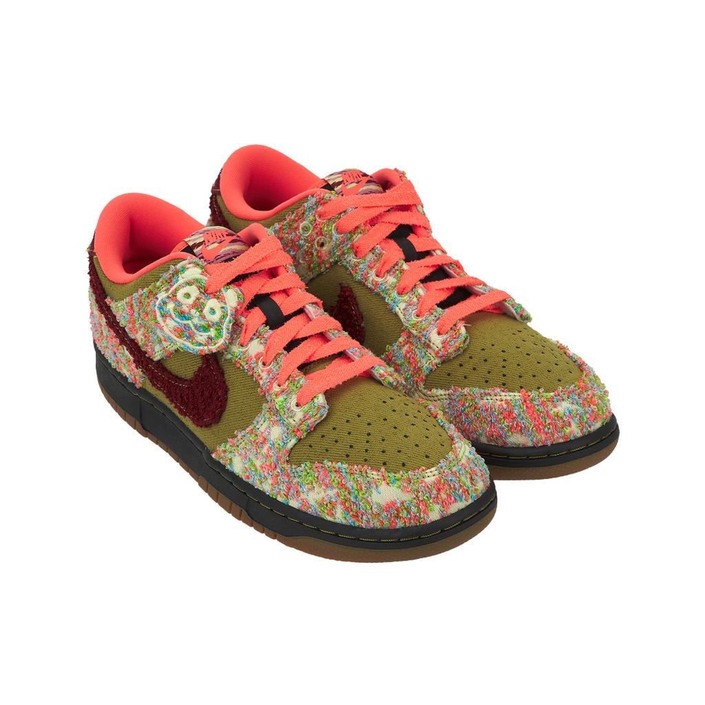 Nike Dunk Low Panda-Monium Pack - Green Curry Multi-Color Unisex Sneakers Luminous-Green Bright-Mango Burnt-Red IB2263-300