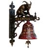 Resin Material Krampus Decorative Ornament Resin Decorative Hanging Bells  Halloween Decoration