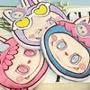 New Labub Cute Cartoon Skin-friendly Coral Fleece Soft Absorbent Towel Women's Face Wash Thickened Face Towel Without Hair Loss