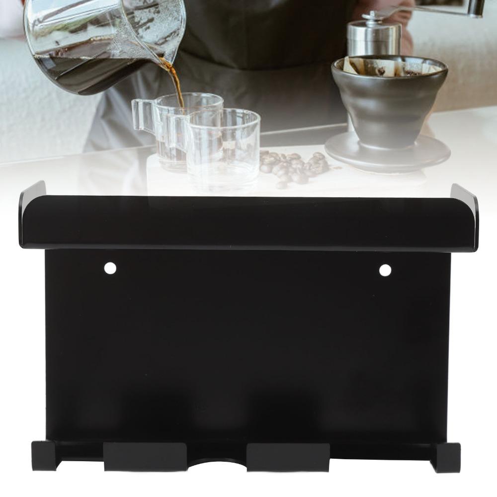 Sturdy Design Wall Mounted Coffee Holder Espresso Handle Organizer For Kitchen Organization