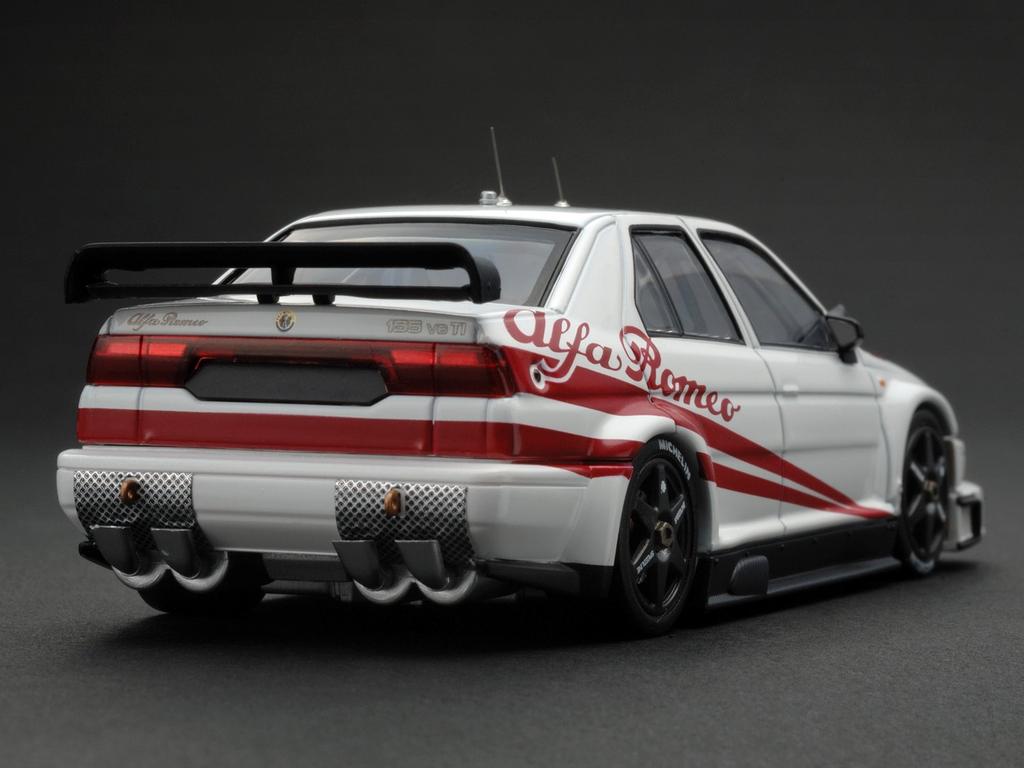 Kidbox Alfa Romeo 155V6 T1 Produto Acabado 1/43 Branco/Vermelho