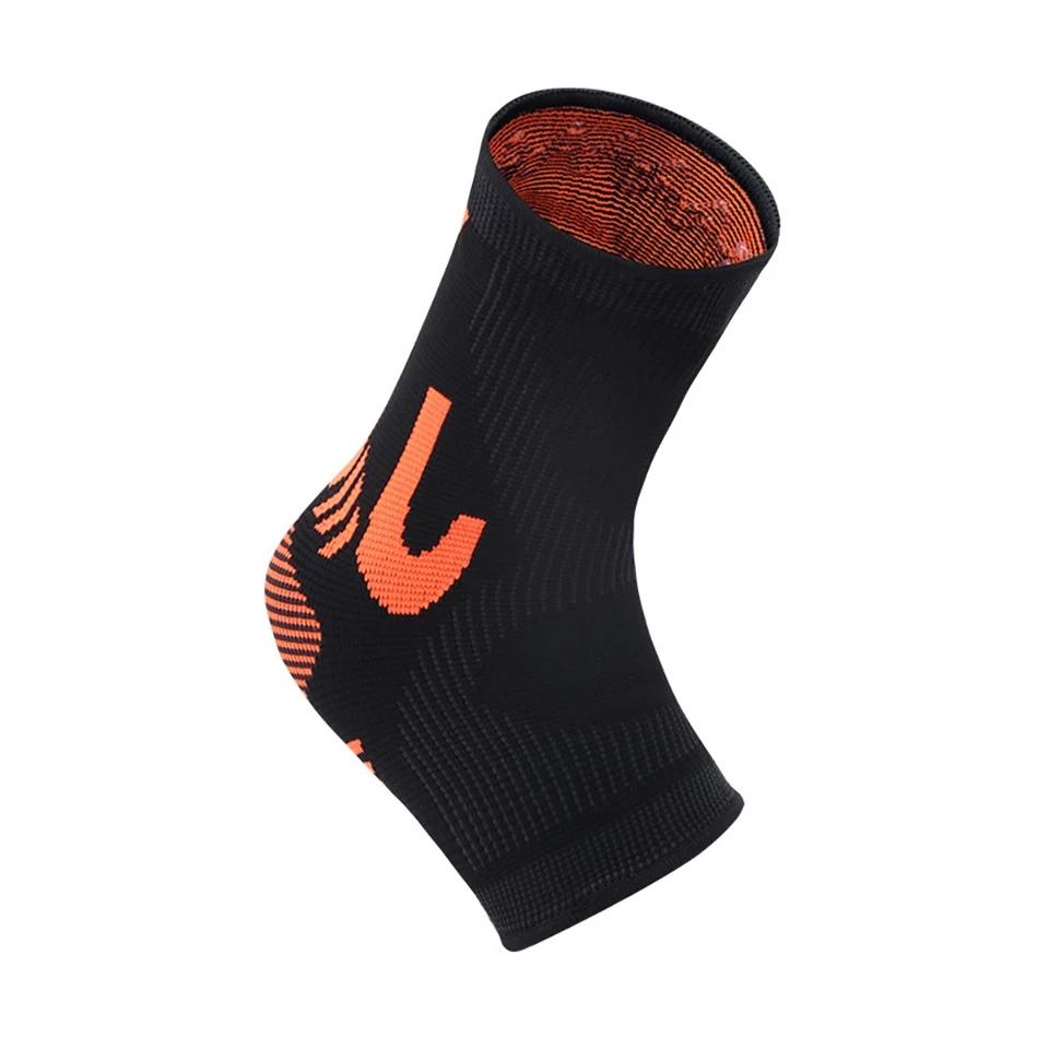 Loogeddl Sport Knitted Ankle Brace Anti Sprain Compression Support for Basketball Football Fitness