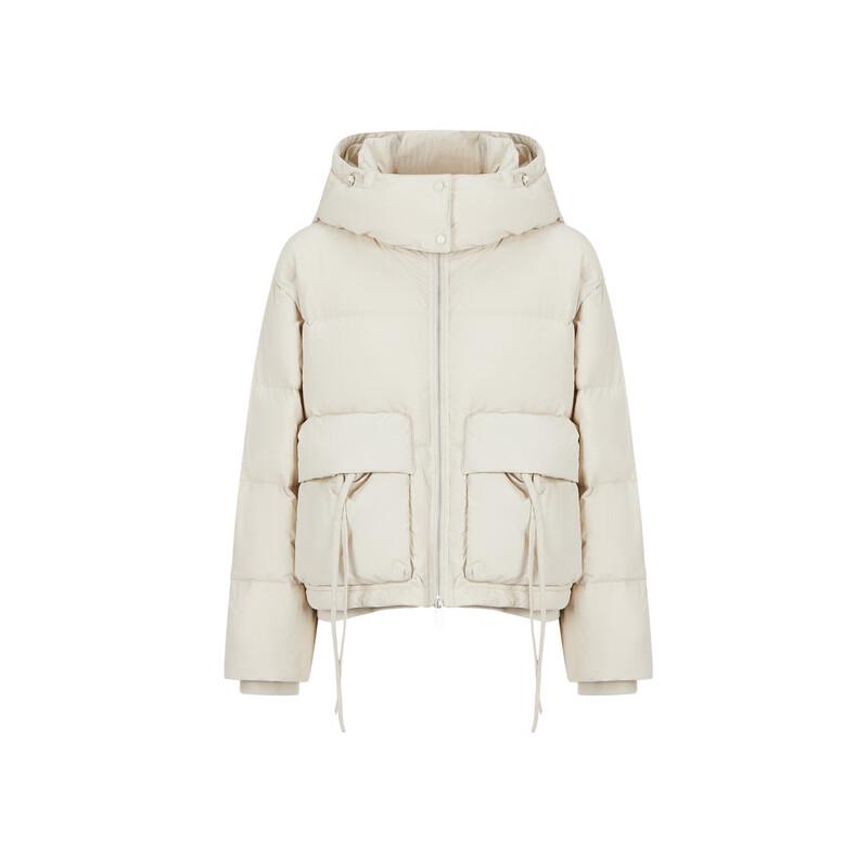 Elva' Island Women's Hooded Short Down Jacket