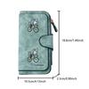 Biker Pitbull Long Zipper Wallet, Large Capacity Card Holder, Unisex Clutch Bag, Fashionable Zipper Coin Purse, Suitable for Daily Use, A Great Gift