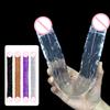 Big Realistic Silicone Dildo Vagina Anal Double Ended Dong Penis G-spot Simulation Soft Jelly Dildo Sex Toys For Women