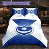 Biancheria da Letto a Tema Portsmouth FC Set 3 Pezzi Copripiumino Biancheria da Letto Decorativa Per Stanza Adolescenti Decorazione Casa