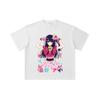 260 GSM Double Yarn 32 Count 100% Cotton Oshi No Ko V1 Print Unisex Heavy Cotton T Shirt