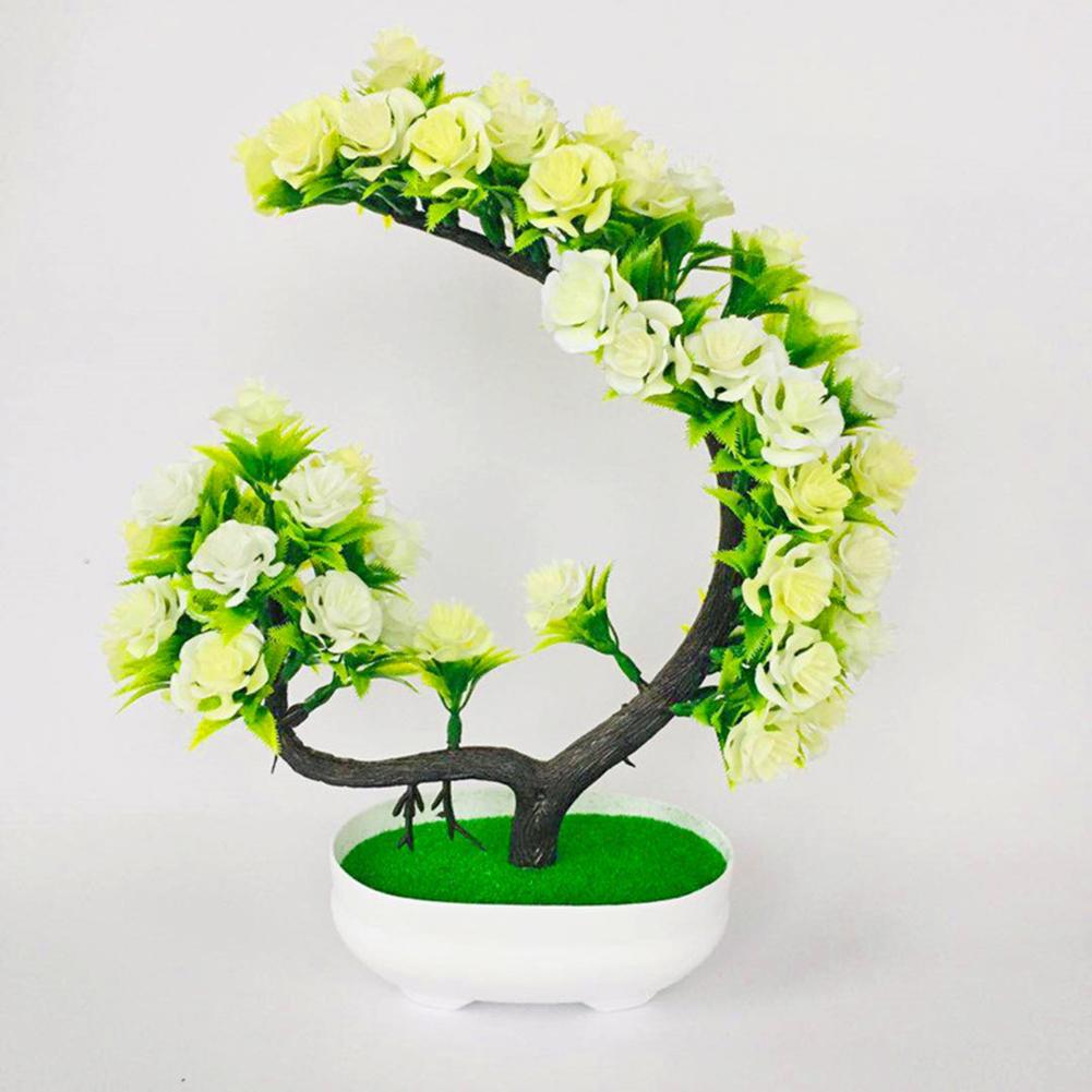 Blumenbaum Pflanze Topf Bonsai Garten Party Tisch Künstliche Blume
