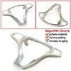 Car Chrome Steering Wheel Cover Trim Panel Replacement For Mercedes Benz A B C E CLS CLA Class W176 W246 W205 W117 W218 W213