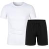 Fashion Jogging Mesh Set Running Training Sports Casual Shorts T-shirt 2-piece