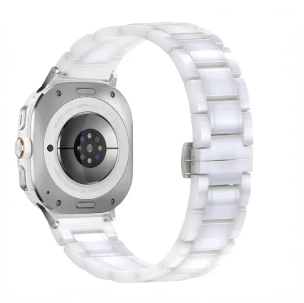 Keramický řemínek pro Samsung Galaxy Watch 8 Classic 46mm/Ultra 2025 47mm Náramek pro Galaxy Watch 8 44mm 40mm Kovový náramek