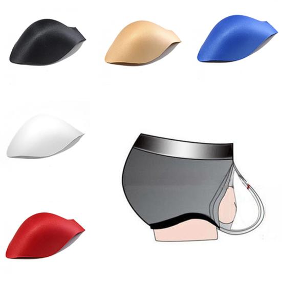 Men Bulge Enhancing Underwear Front Cushion Pad Push Up Cup Penis Protection