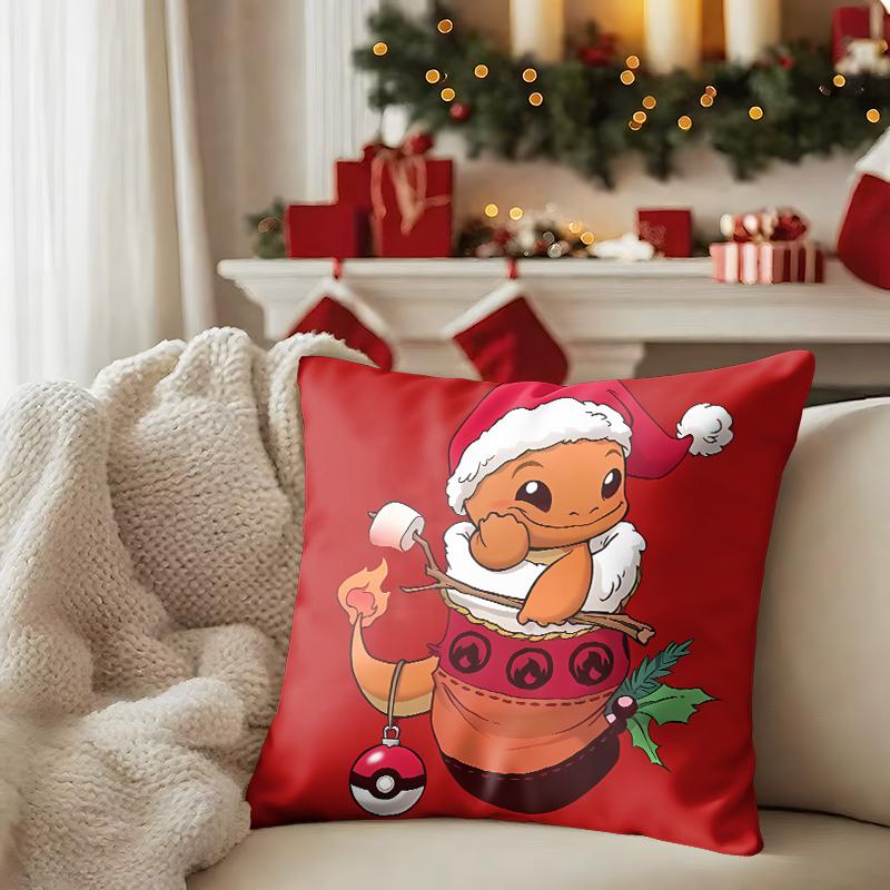 

Pikachu Christmas Fantasy Show: Cute Christmas Party on Pillow Cover 16x16Inch