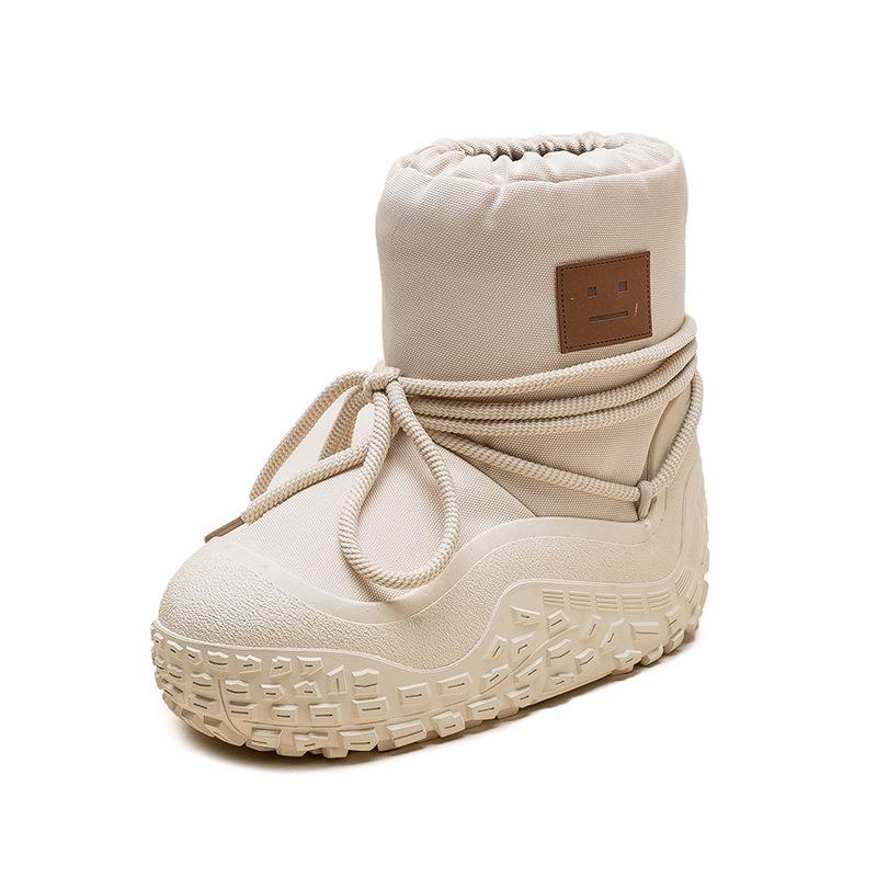 Snow Boots for Women In Winter Super Hot Thickened Warm Sleeve Cotton Boots Non-slip Water-release Fashion Northeast Boots for Women