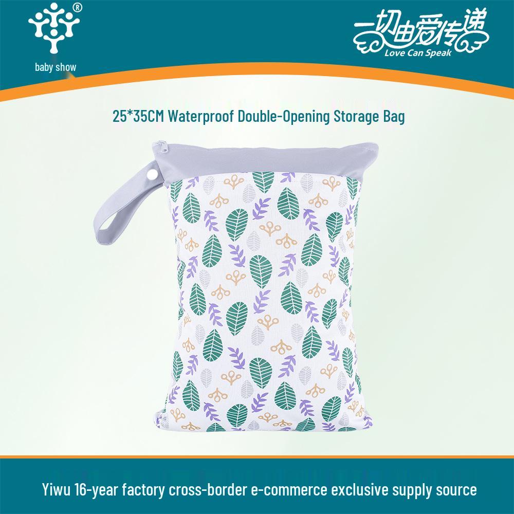 Waterproof Double-Port Travel Bag: Portable, Washable Storage for Dirty Clothes & Baby Diapers with Dry-Wet Separation