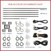 RGB 22in1 Car Interior Acrylic Car Ambient Lights For BMW E46 E90 E39 E60 E36 E30 E70 E91 E92 E93 Car Accessories