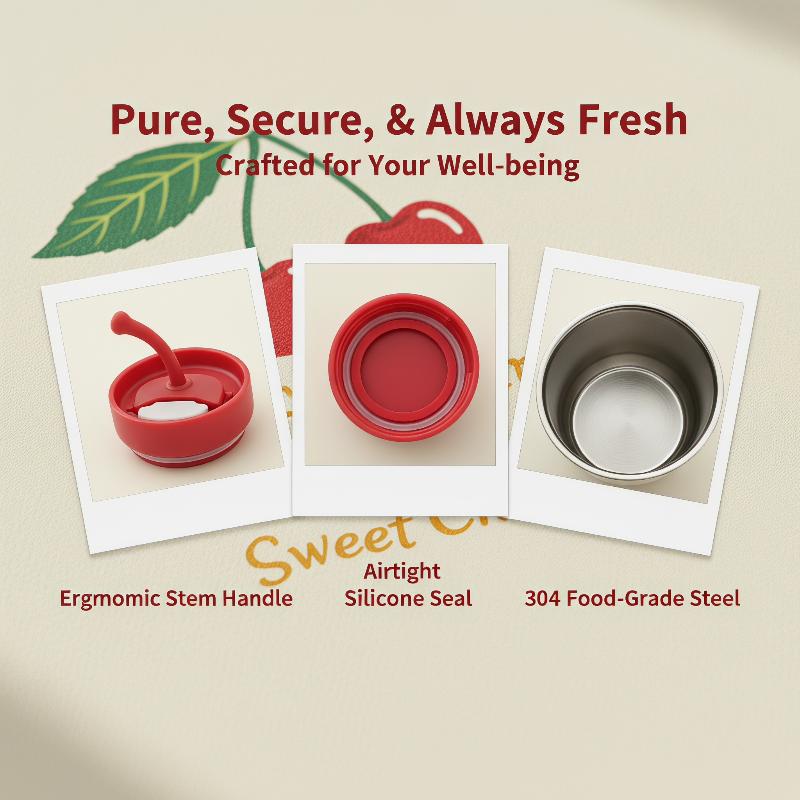 Portable 304 Stainless Steel Insulated Lunch Box Food Grade Thermal Bento Box with Carry Bag for School Office