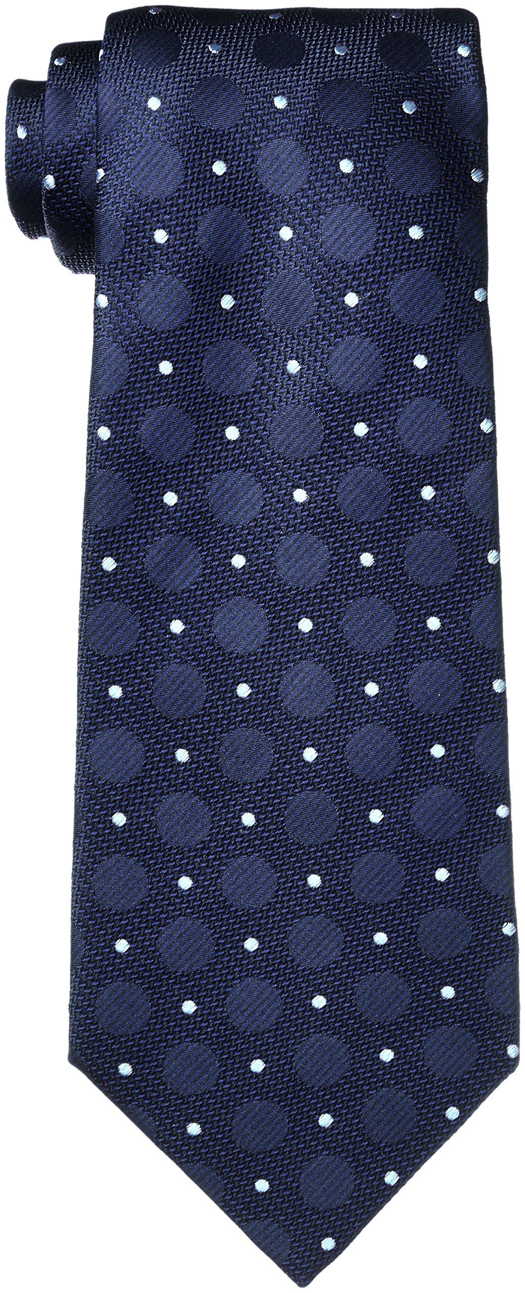 [Hiroko Koshino Homme] Necktie, textured dot pattern, 003254-20000-4909 02 Navy base, sax blue textured dot pattern, FREE