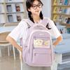 JLDA Nylon Middle School Student School Bag High-value Junior High School Student Backpack Ultra-light Travel Large Capacity Teenager Girl Book Bags