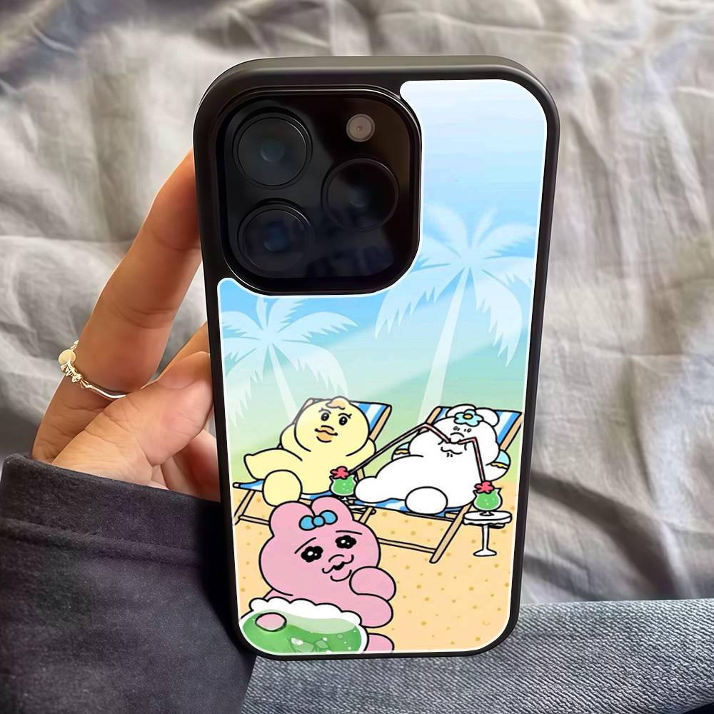 

C-Cartoon S-SpongeBobs-es Prank Phone Case For Iphone 17 Air 16 15 14 13 12 11Pro Max Plus Hard Plastic PC+TPU Cover iPhone 15 plus