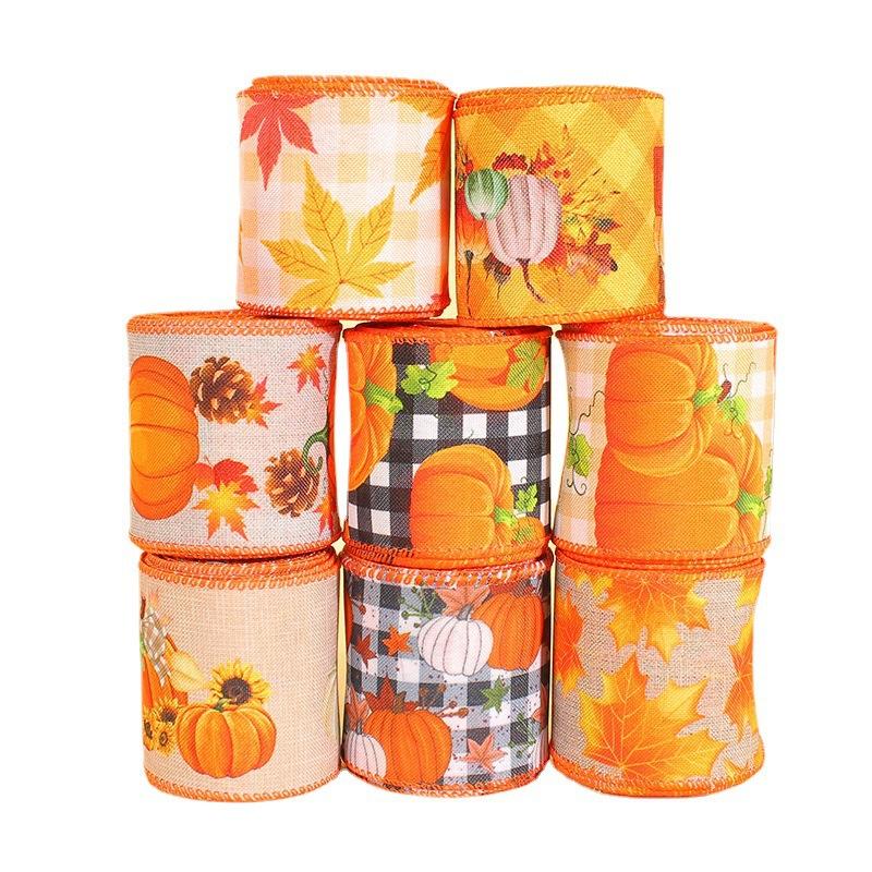 5m Harvest festival decor ribbon, thanksgiving festival decorative ribbon