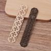 10pcs/lot 82x15mm Silver Color Copper Hollow Out Strip Flowers Filigree Wraps Connectors Charm Jewelry Making Components DIY