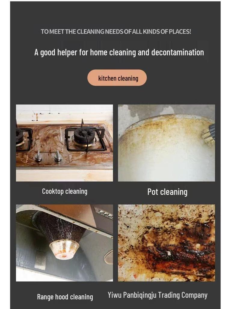 High-Pressure Steam Cleaner 2500W for Kitchens and Fabrics