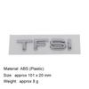 Adesivo Logo 3D 30 35 40 45 50 55 TFSI Emblema Paraurti Posteriore Auto Bagagliaio Posteriore Accessori
