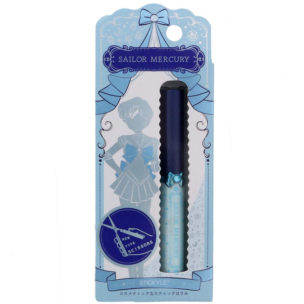 Sunstar Stationery Sailor Moon Portable Scissors Stickyle Scissors Romantic Office Stationery Sailor Mercury S3717550