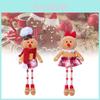 Charming Handmade Christmas Gingerbread Man Doll Decorative Figurine For Holiday Cheer