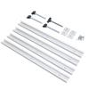 T Track and Slider Kit Aluminum Alloy Woodworking Sliding Slot Guide Rail T Slot Miter Track Jig