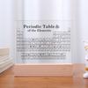 Periodic Table Elements Acrylic Desktop Ornaments - Creative Gifts for School Holidays