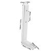 4PCS Corner Braces Aluminum L Shaped Right Angle Support Fixing Repair Brackets Silver3030 Single Groove