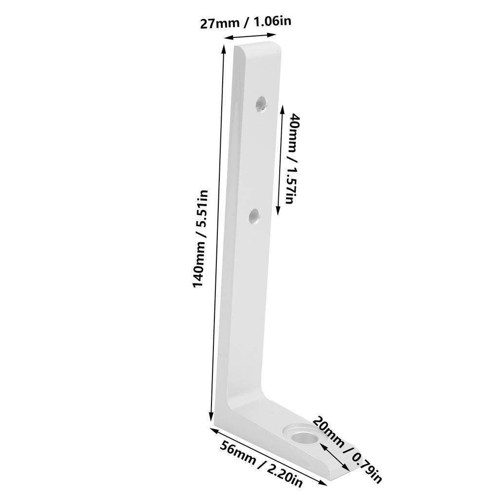 4PCS Corner Braces Aluminum L Shaped Right Angle Support Fixing Repair Brackets Silver3030 Single Groove