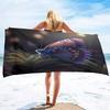 Butterfly Microfiber Beach Towels Oversized,Sand Free Beach Towel for Adults Kids Men Women Absorbent Quick Dry Pool Towel