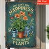 1pc Vintage Rustic Farmhouse Metal Sign, Outdoor Wall Decor for Garden Patio Balcony Cafe School, Retro Metal Art Plaque