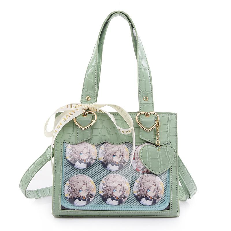 

Original lace pain Japanese millet peripheral two-dimensional pain bag baby bag crocodile pattern portable oblique straddle female pain bag