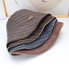 Bucket hat Korea new plaid gradual change ins bucket hat women's early autumn niche design basin hat