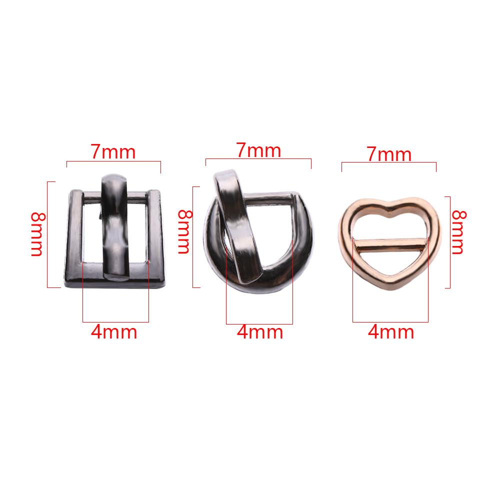 Girls Toys Mini Ultra-small Diy Dolls Buckles Doll Bags Accessories Tri-glide Buckle Belt Buttons