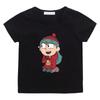 Cotton Hilda and Alfur O-neck T-shirts Kawaii Boys Girl Tops Children T Shirt Casual Graphic Printing Tshirt