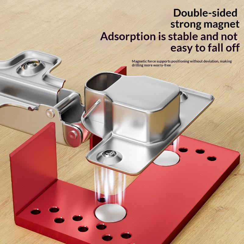 Lightweight Magnetic Cabinet Door Hinge Spacer 2mm Gap Alignment Tool for Kitchen Cabinet Installation Woodworker DIY Project