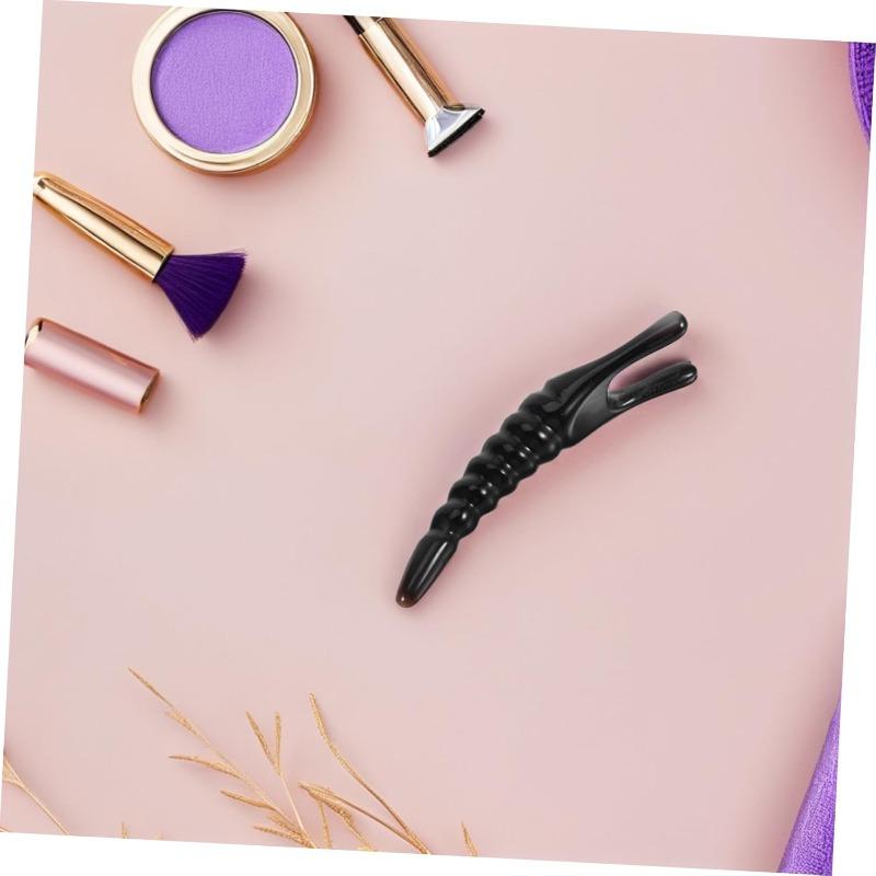 Portable Black Horn Massage Stick - Mini Gua Sha Tool for Face, Eyes & Neck, Acupressure Therapy for Eye Fatigue, Durable & Compact for Home