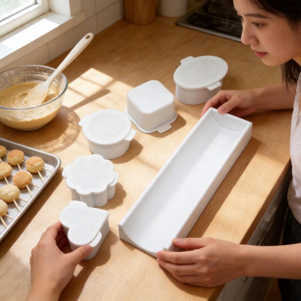 Cake Pop Mold Set For Home Baking Pla Material With Flower Shapes For Family And Bakery Use
