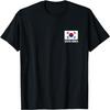 Südkorea Flagge Stolzes Koreanisches Fußball T-Shirt