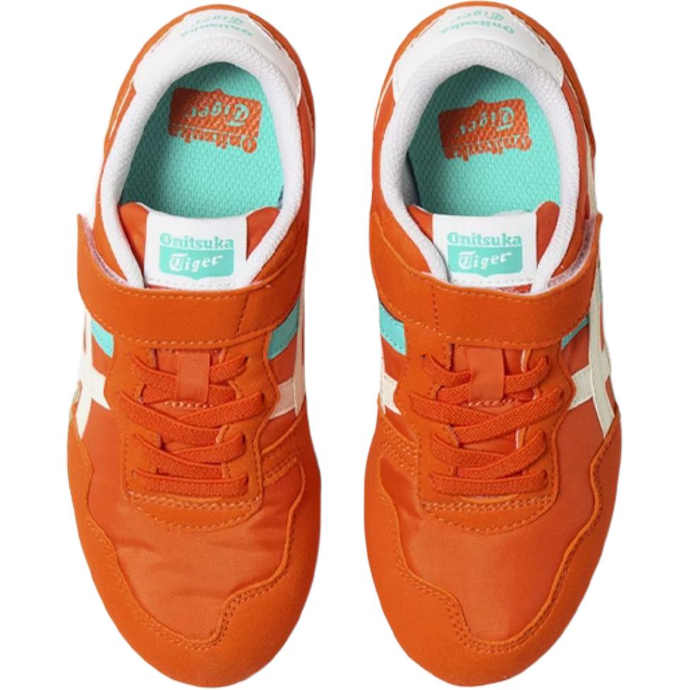 ONITSUKA TIGER Serrano Kids Comfortable Versatile Durable Low Top Casual Shoes Kids Sneaker Orange 1184A086-601